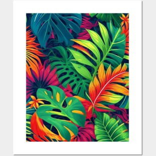 Tropical Leaves Posters and Art